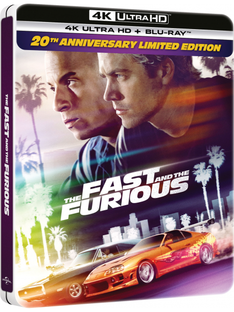 Fast And Furious - 20Th Anniversary Steelbook (4K Ultra Hd+Blu-Ray)