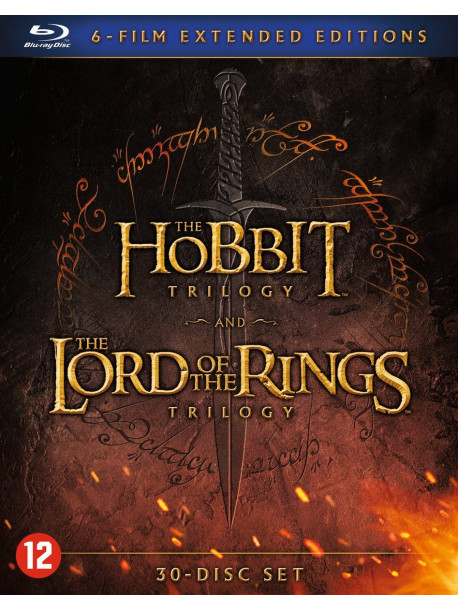 Hobbit Middle-Earth Trilogies (30 Blu-Ray) [Edizione: Paesi Bassi]