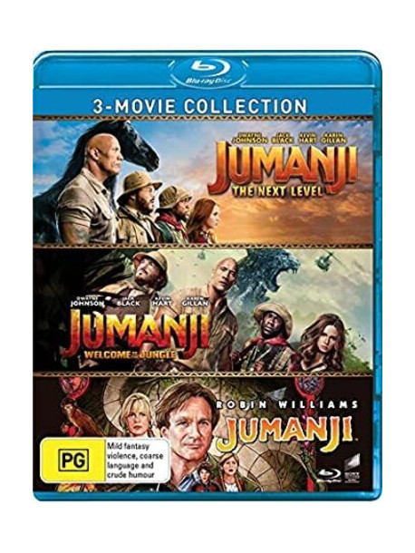 Jumanji Pack (Jumanji / Welcome To / Next Level) (3 Blu-Ray) [Edizione: Stati Uniti]