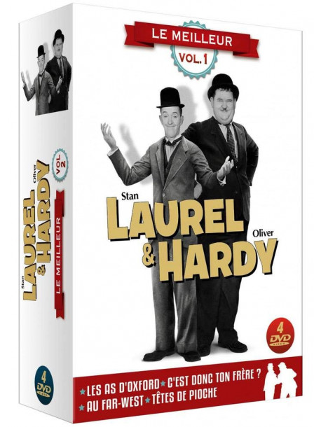Laurel E Hardy Le Meilleur Vol 1 (4 Dvd) [Edizione: Francia]