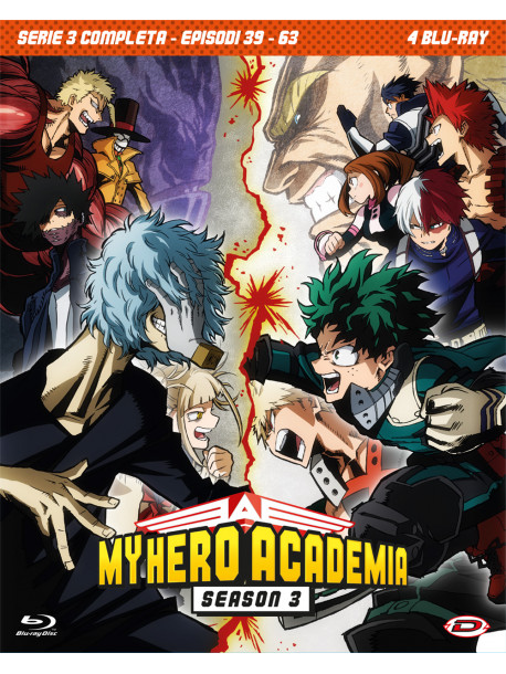 My Hero Academia - Stagione 03 The Complete Series (Eps 39-63) (4 Blu-Ray)
