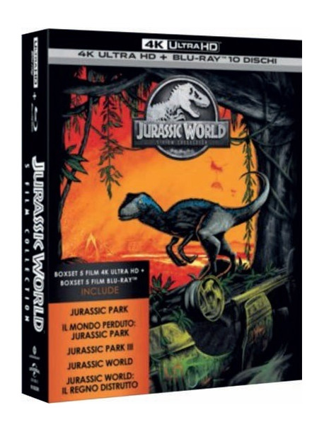Jurassic 5 Movie Collection (5 4K Ultra Hd+5 Blu-Ray)