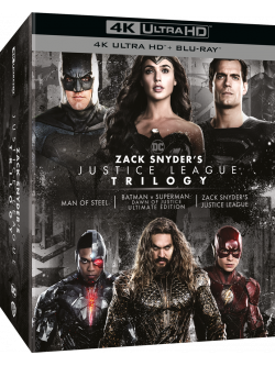 Zack Snyder'S Justice League Trilogy (4 Blu-Ray 4K Ultra Hd+4 Blu-Ray)