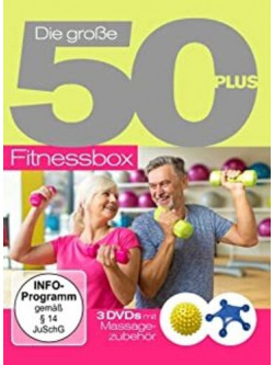 Fitness Gymnastik Wellness - Die Grobe 50 Fitnessbox Mit Massagezubehor (3 Dvd) [Edizione: Stati Uniti]