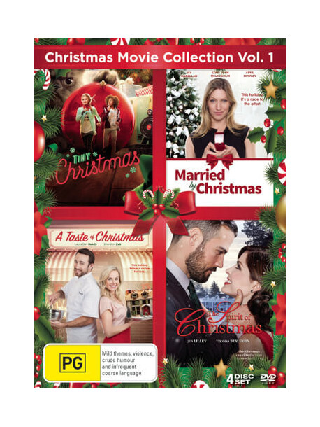 Christmas Movie Coll 1: Tiny Xmas / Taste Of Xmas (4 Dvd) [Edizione: Stati Uniti]