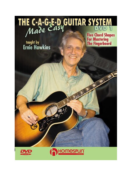 Ernie Hawkins - Caged Guitar System Made Easy: Five Chord Shapes [Edizione: Stati Uniti]