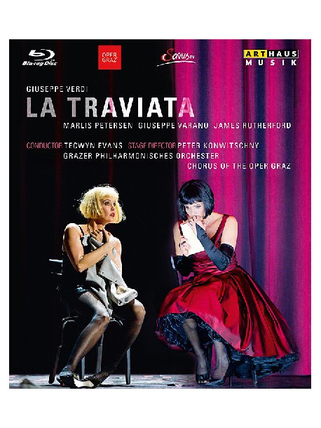 Verdi Giuseppe - La Traviata  - Evans Tecwyn Dir  /marlis Petersen, Keistina Anonie Fehrs, Fran Lubahn, Giuseppe Varano, James R