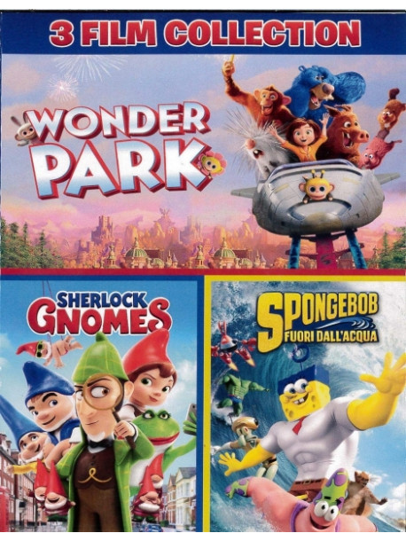 Wonder Park / Sherlock Gnomes / SpongeBob - Fuori Dall'Acqua (3 Dvd)