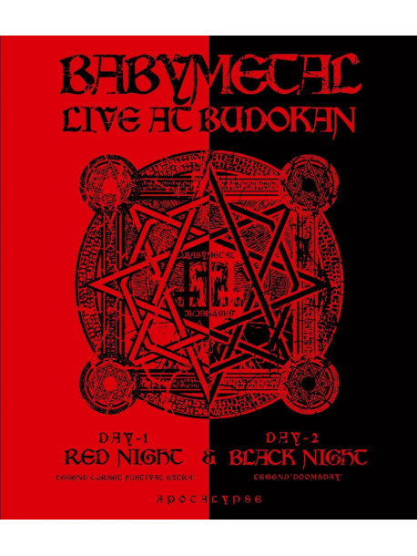 Babymetal - Live At Budokan: Red Night & Black Night Apocalypse