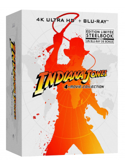 Indiana Jones Integrale 4K Ultra Hd Boitier Metal 9 Blu-Ray [Edizione: Francia]