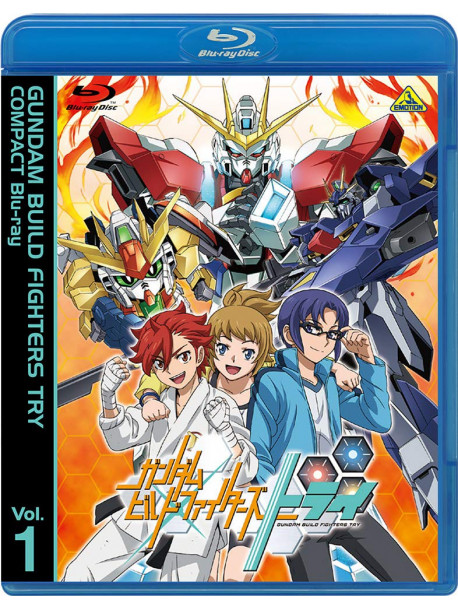 Yatate Hajime - Gundam Build Fighters Try Compact Blu-Ray Vol.1 [Edizione: Giappone]