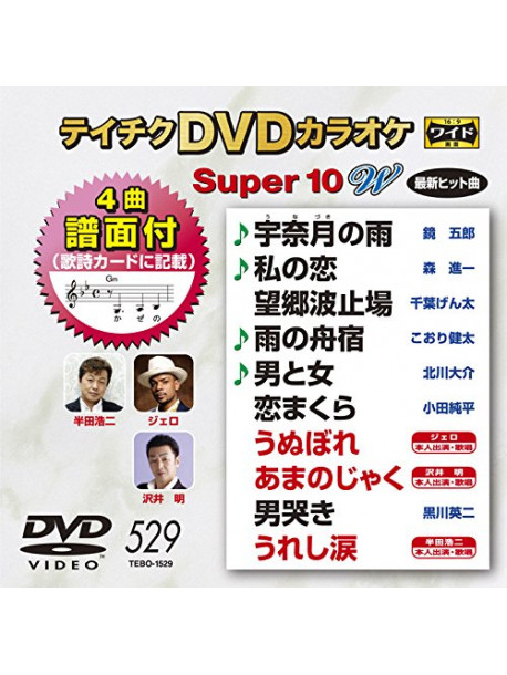 (Karaoke) - Teichiku Dvd Karaoke Super 10 W [Edizione: Giappone]