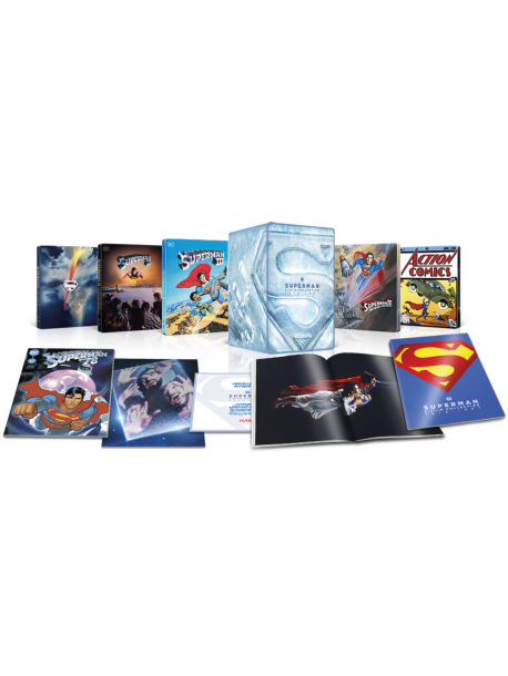 Superman I-Iv Steelbook Collection (5 4K Ultra Hd+5 Blu-Ray+Comic Book)