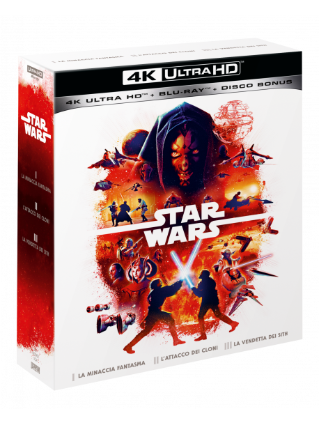 Star Wars Trilogies - Eps. 01-03 (3 Blu-Ray Uhd+Blu-Ray)