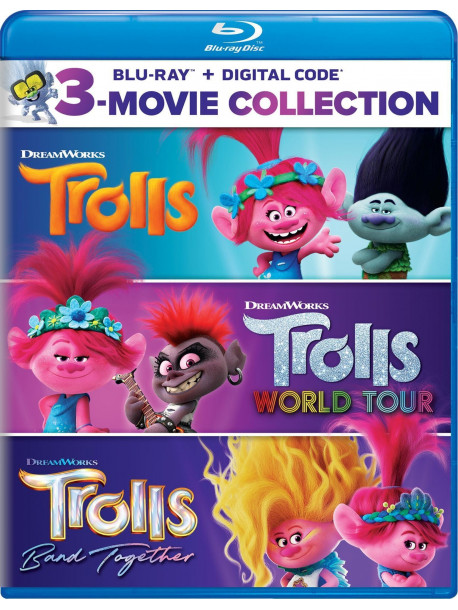 Trolls 3-Movie Collection (3 Blu-Ray) [Edizione: Stati Uniti]