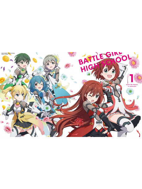 Yamamoto Shuhei - Tv Anime[Battle Girl Highschool]Blu-Ray Disc&Cd Box Vol.1 (7 Blu-Ray) [Edizione: Giappone]
