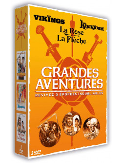 Grandes Aventures/Les Vikings-Khartoum-La Rose Et La Fle (3 Dvd) [Edizione: Francia]