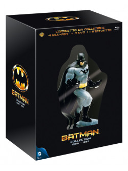 Batman Collection (4 Blu-Ray+4 Dvd+Statuetta)