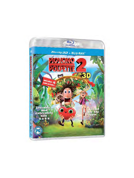 Piovono Polpette 2 (3D) (Blu-Ray 3D+Blu-Ray)