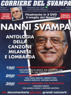 Nanni Svampa - Antologia Della Canzone Milanese E Lombarda - Corriere Del Svampa  (3 Dvd)