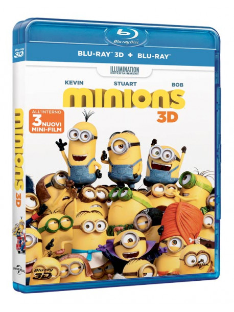 Minions (3D) (Blu-Ray+Blu-Ray 3D)