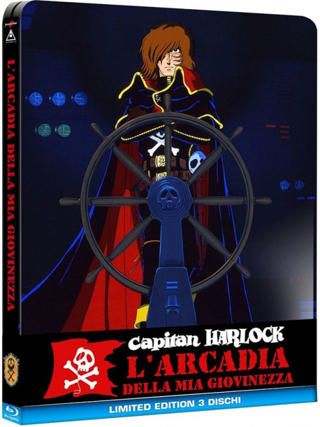 Capitan Harlock - L'Arcadia Della Mia Giovinezza (Steelbook Limited Edition) (Blu-Ray+2 Dvd)