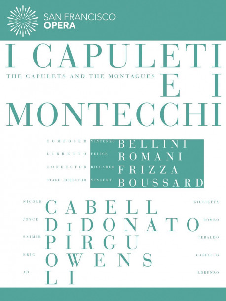 Bellini Vincenzo - I Capuleti E I Montecchi  - Frizza Riccardo Dir   (2 Dvd)