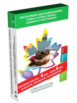 Enciclopedia Della Cucina Vegana, Crudista E Fruttaria (4 Dvd+Booklet)