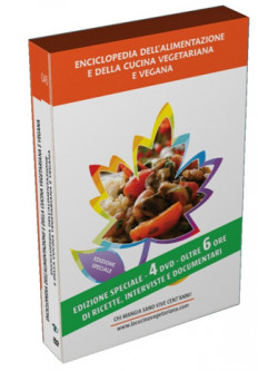 Enciclopedia Della Cucina Vegetariano E Vegana (4 Dvd)