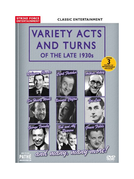Variety Acts And Turns Of The Late 1930s