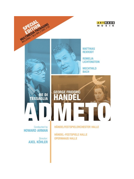 Georg Friedrich  Handel - Admeto, Re Di Tessaglia Hwv22 - Arman Howard Dir (5 Dvd)