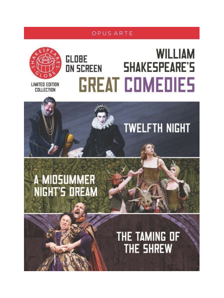 William Shakespeare - Great Comediae: The Taming Of The Shrew, Twelfth Night (3 Dvd)