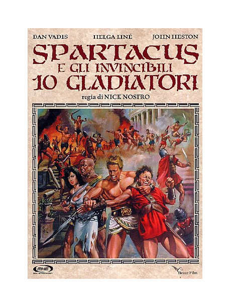 Spartacus E Gli Invincibili 10 Gladiatori