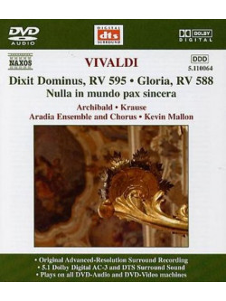 Vivaldi - Dixit Dominus Rv 595, Nulla In Mundo Pax Sincera Rv 630, Gloria Rv 588