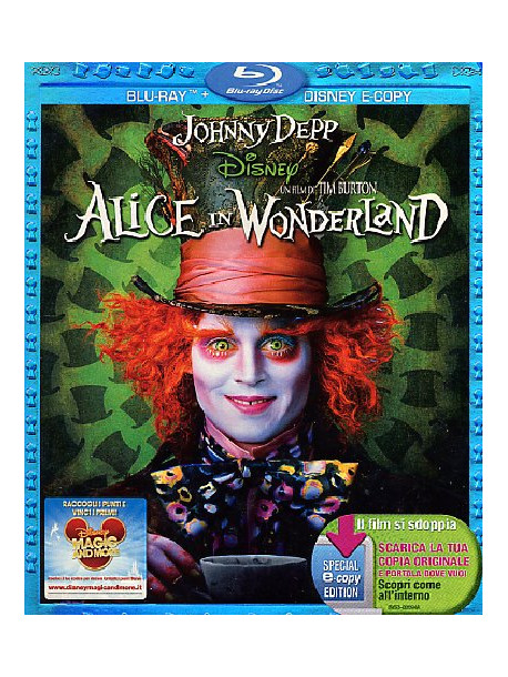 Alice In Wonderland (2010) (Blu-Ray+E-Copy)