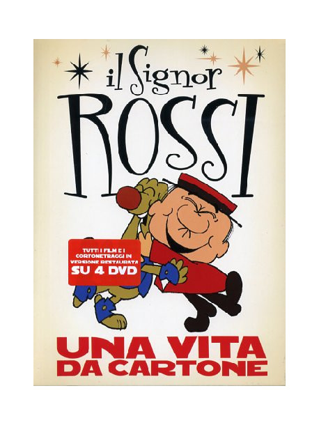 Signor Rossi (Il) - Una Vita Da Cartone (4 Dvd)