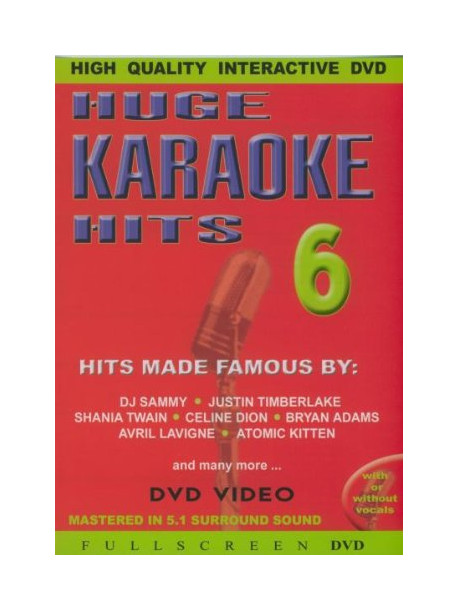 Karaoke - Huge Karaoke Hits 6