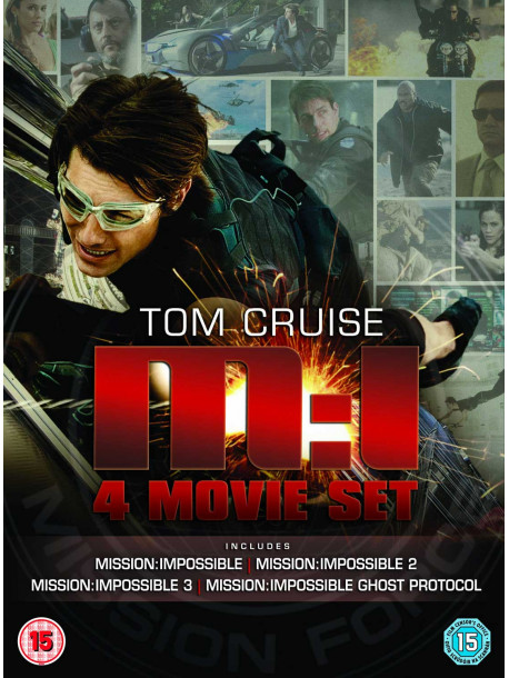 Mission Impossible 1-4 Boxset (4 Dvd) [Edizione: Regno Unito]