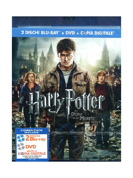 Harry Potter E I Doni Della Morte - Parte 02 (2 Blu-Ray+Dvd+Copia Digitale)